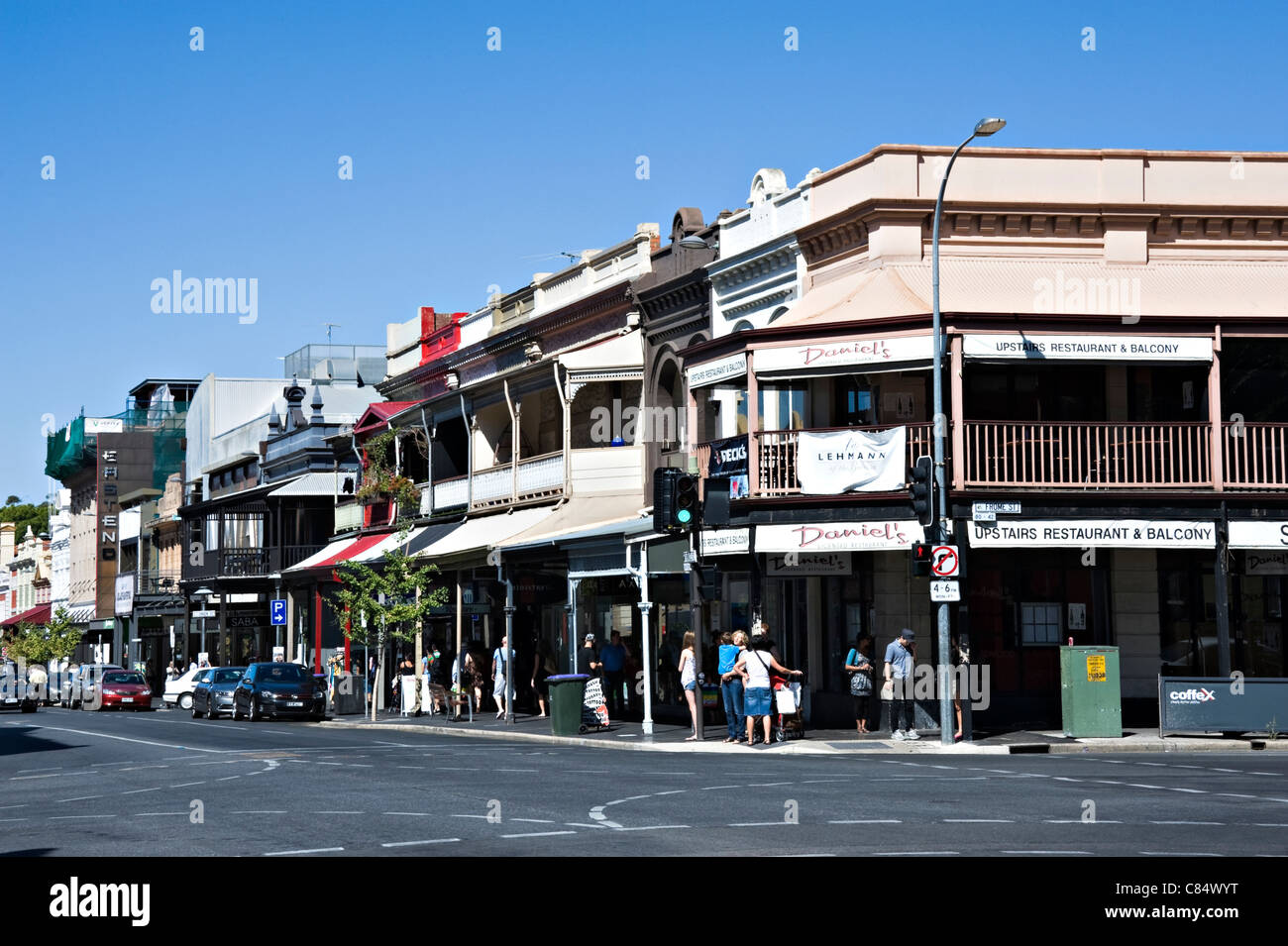 Shops Offices Restaurants and Cafes on Rundle Street in Adelaide South