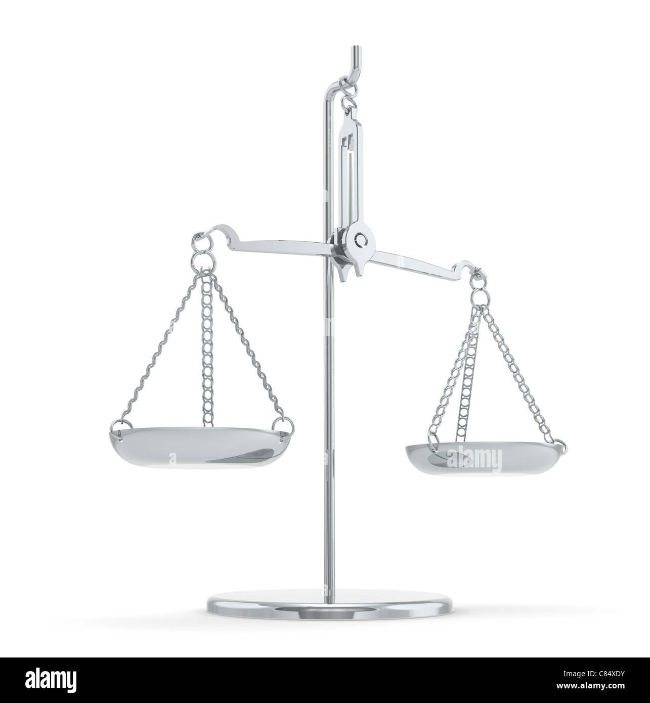 Metal Scales on white ground Stock Photo Alamy