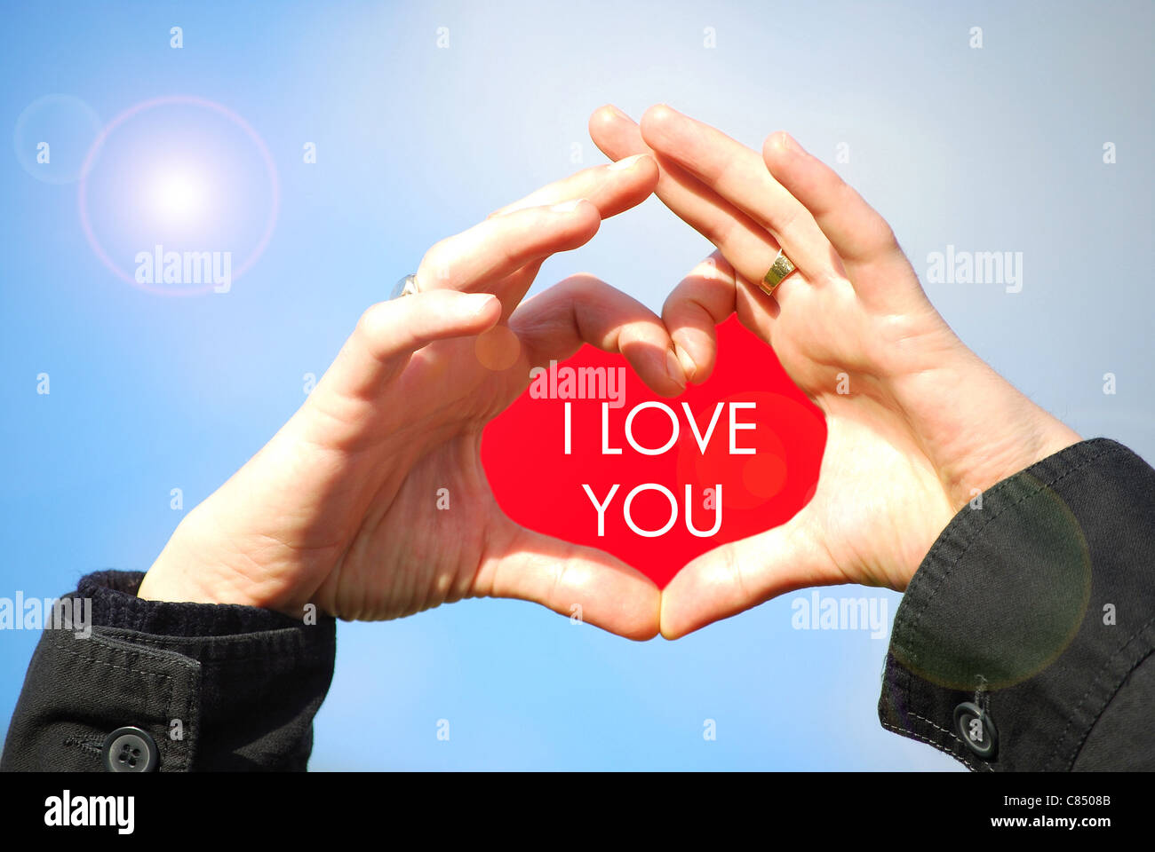 I love you Stock Photo - Alamy