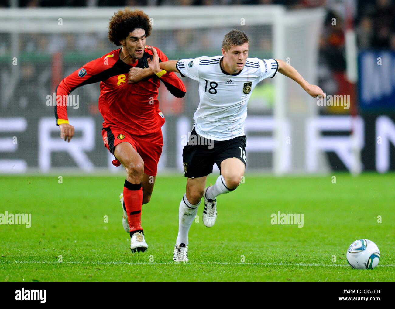 Toni Kroos Germany Marouane Fellaini High Resolution Stock Photography And Images Alamy