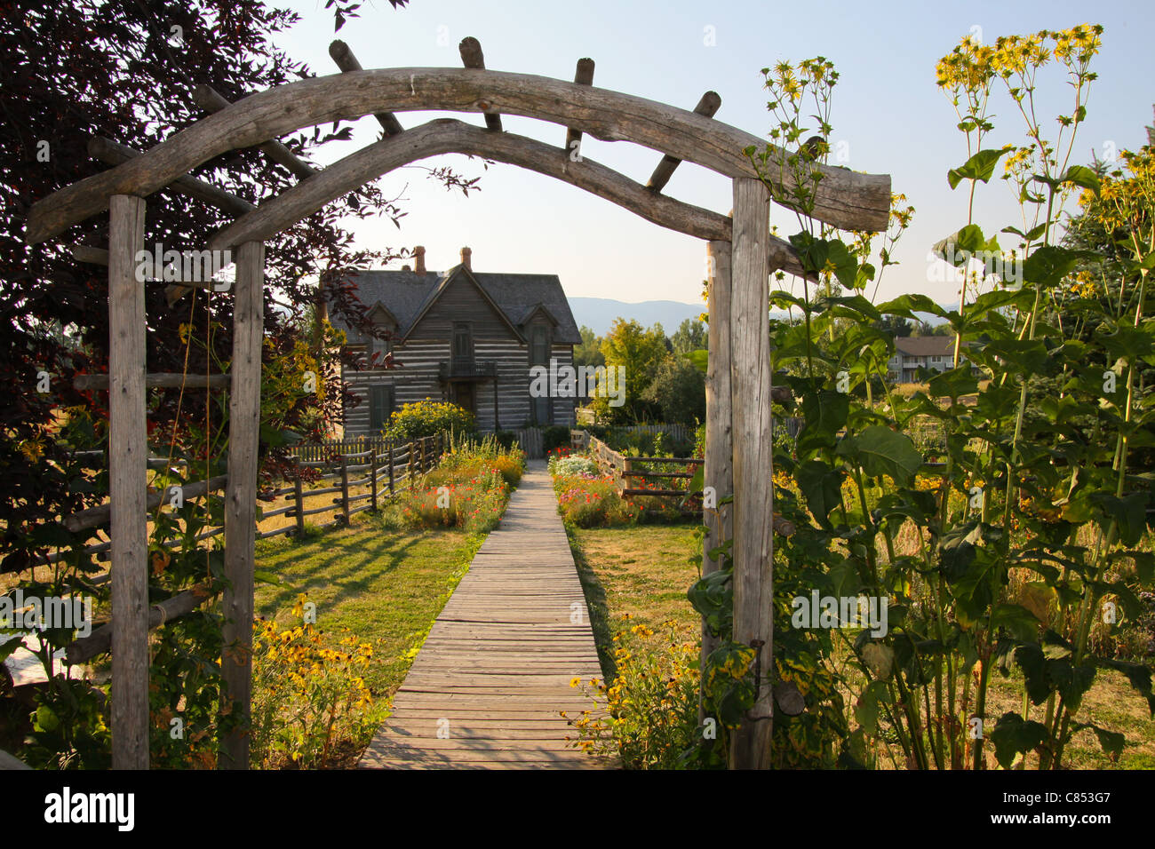 Pioneer home at the Museum of the Rockies in Bozeman, Montana is famous