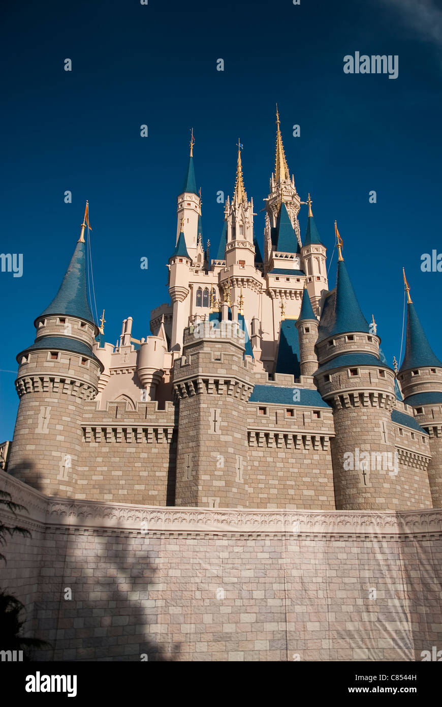 Magic Kingdom Castle Stock Photo
