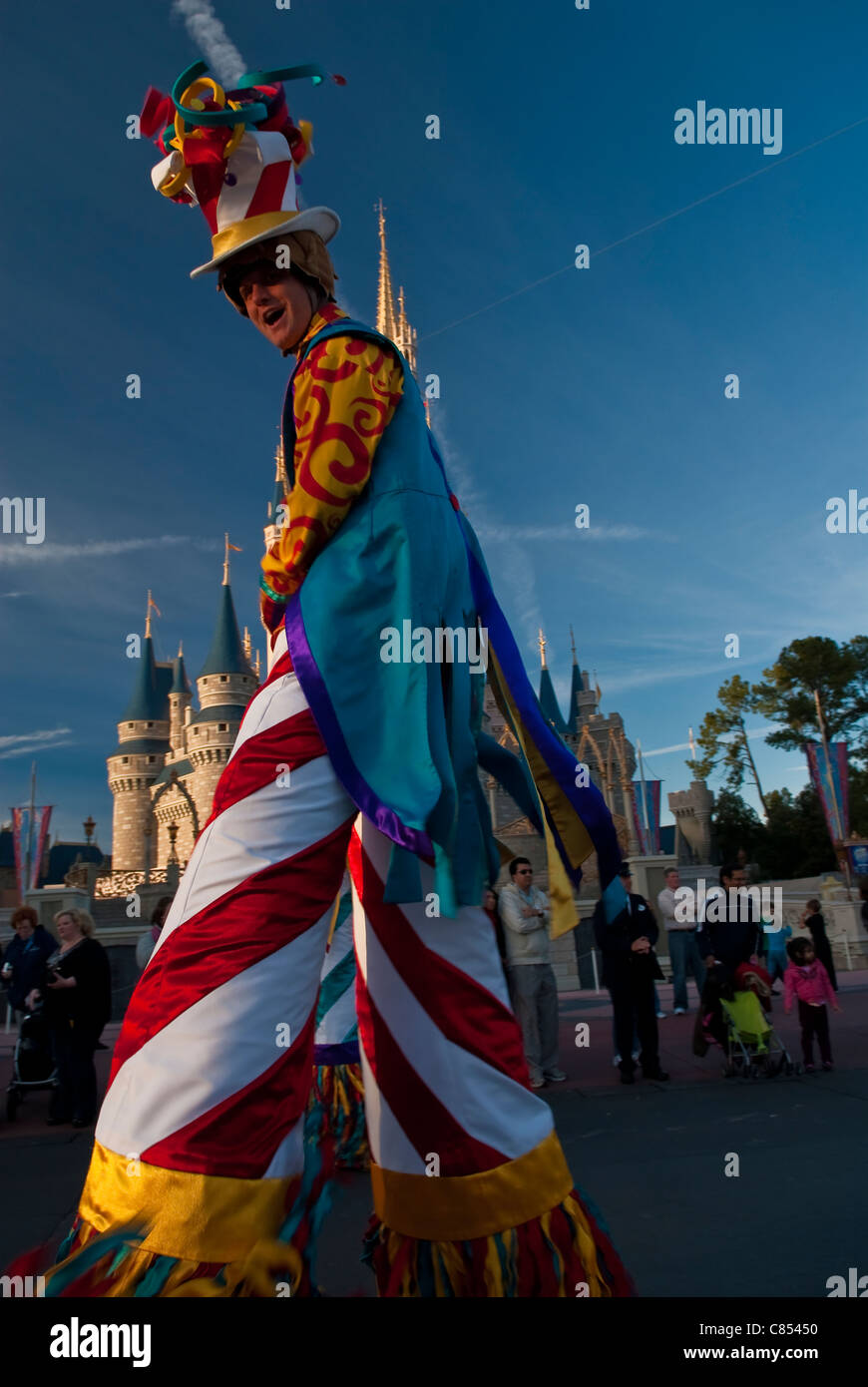 Parade in Magic Kingdom Stock Photo