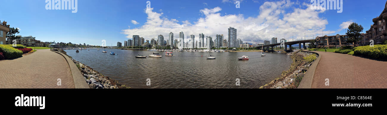 Panoramic Downtown Vancouver Stock Photo - Alamy