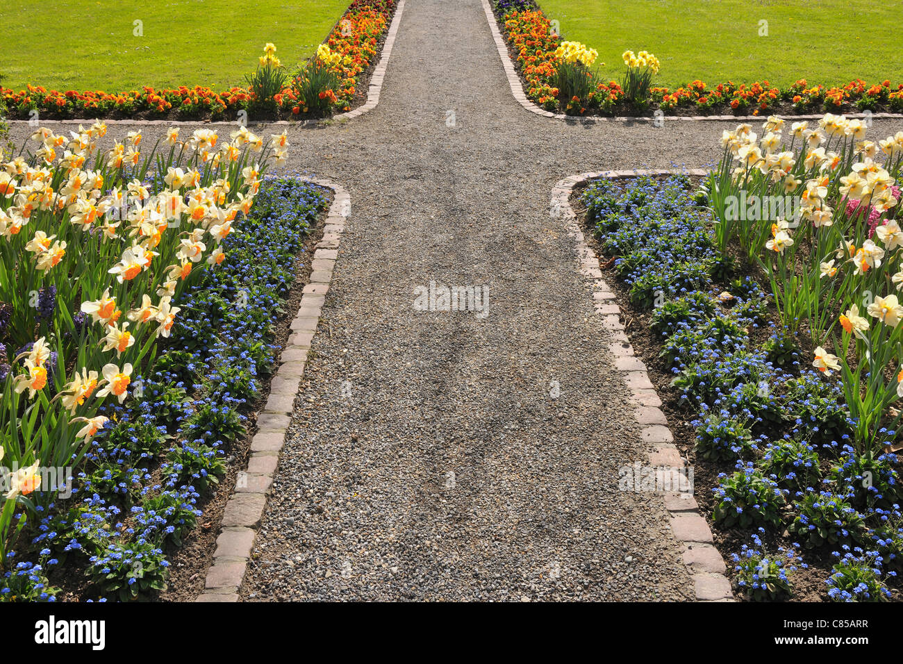 Path, Meersburg, Baden-Wurttemberg, Germany Stock Photo