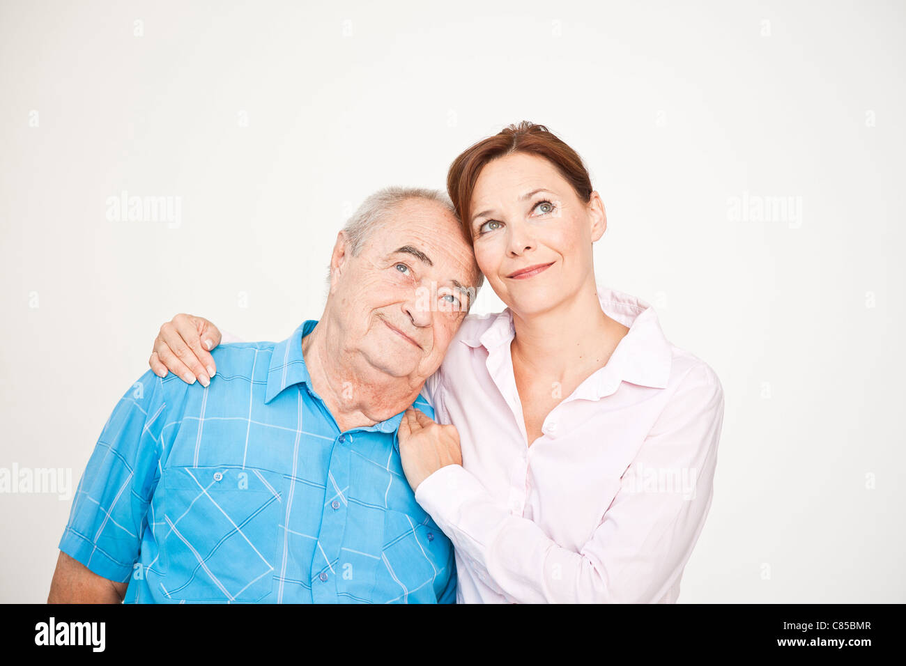 Portrait of Man and Woman Stock Photo