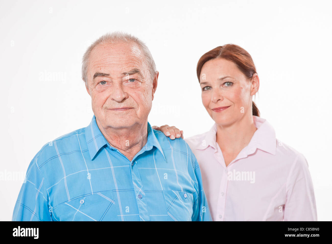 Portrait of Man and Woman Stock Photo - Alamy