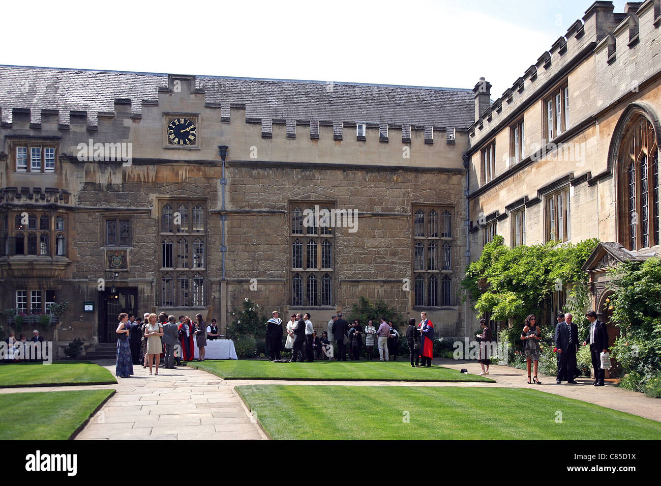 Graduation day at Oxford University Stock Photo Alamy