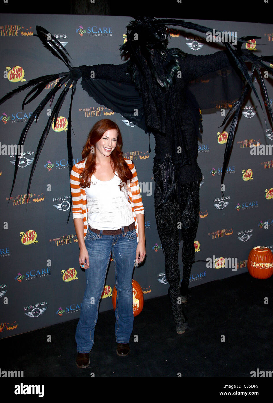 AMANDA RIGHETTI & HORROR ACTOR THE 3RD ANNUAL LOS ANGELES HAUNTED ...
