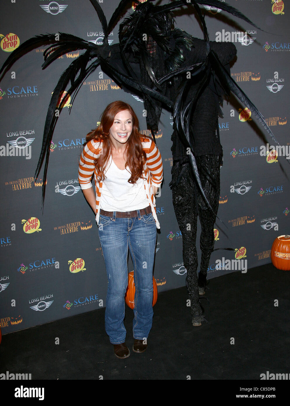 AMANDA RIGHETTI & HORROR ACTOR THE 3RD ANNUAL LOS ANGELES HAUNTED ...