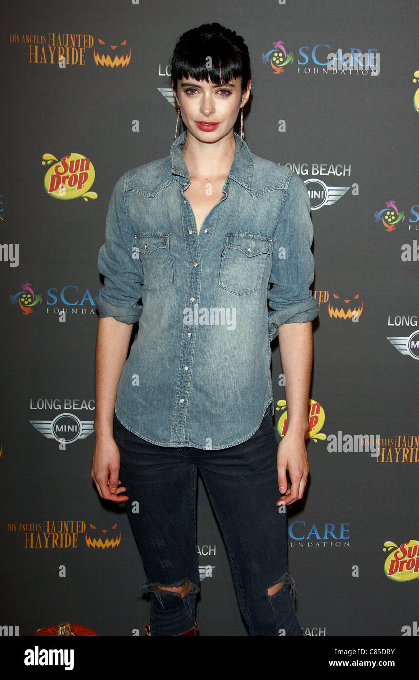 KRYSTEN RITTER THE 3RD ANNUAL LOS ANGELES HAUNTED HAYRIDE LOS ANGELES