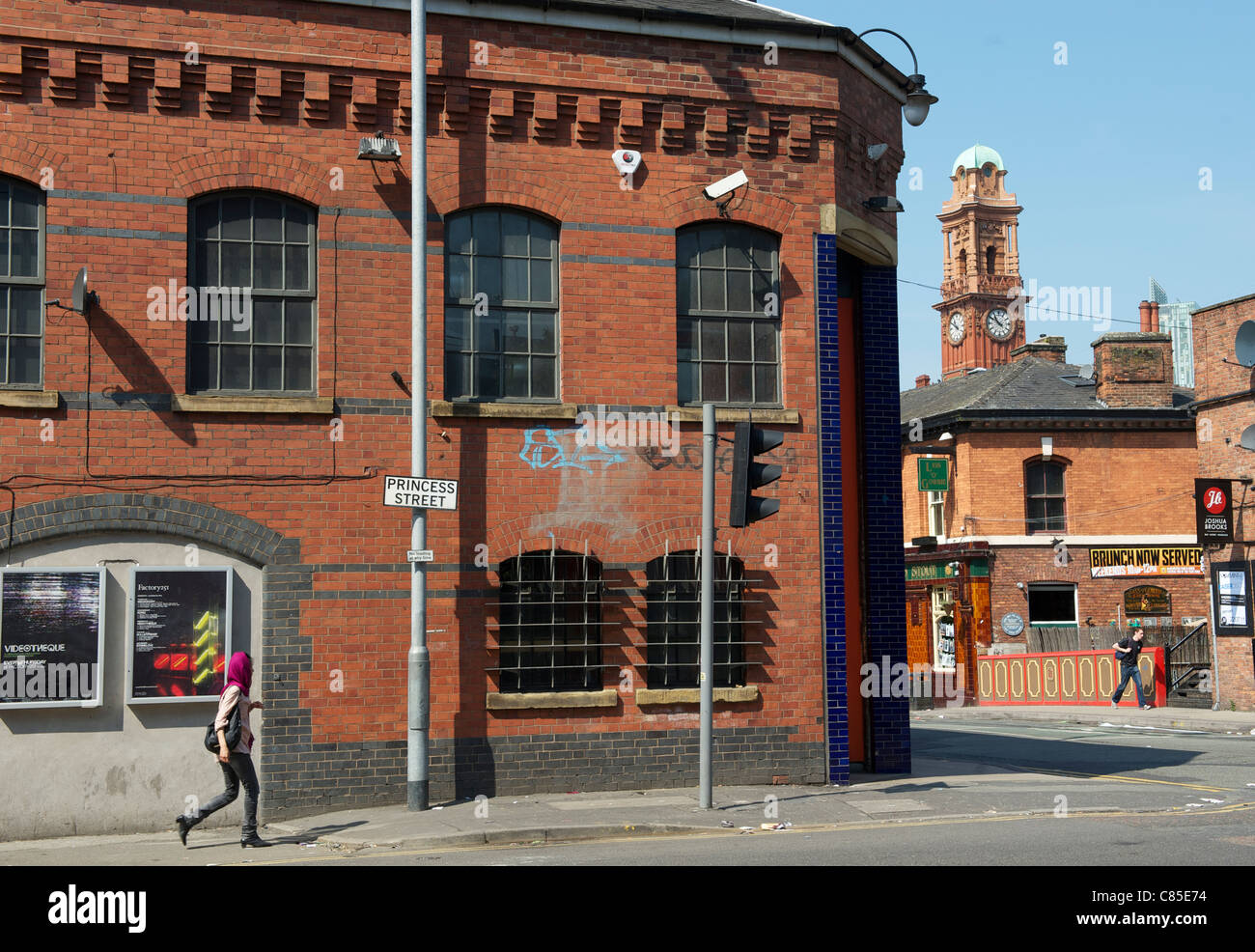 Manchester - FACTORY Records building Stock Photo