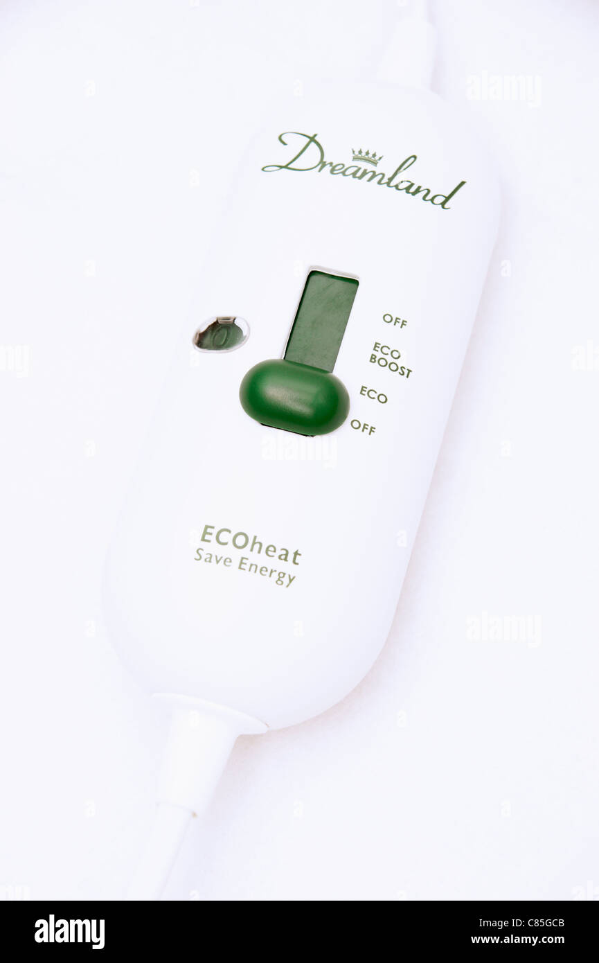 Ecoheat electric blanket energy saving for the environment showing