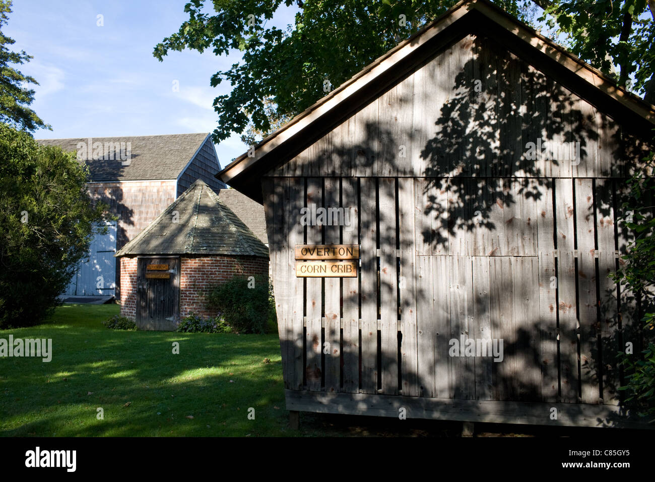 Corncrib and icehouse, Southold Historical Society Museums, North Fork