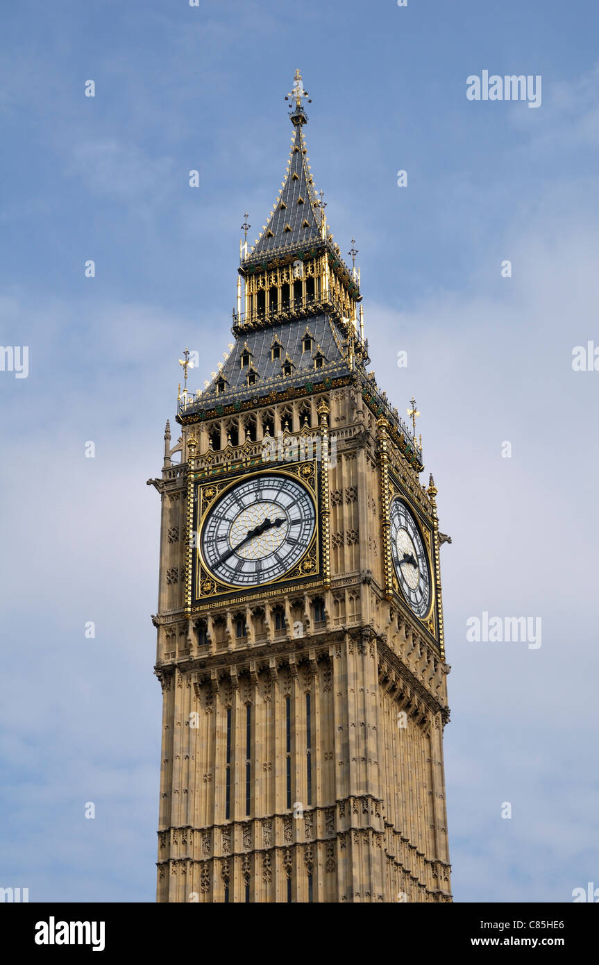 Big Ben, Westminster Palace, Westminster, London, England Stock Photo
