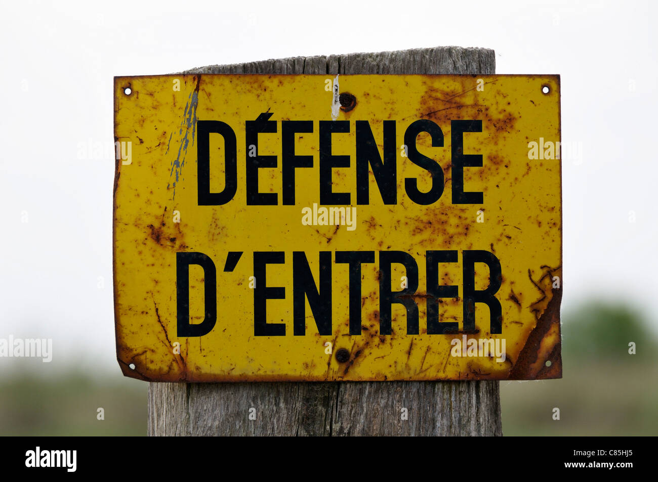 French Warning Sign High Resolution Stock Photography and Images Alamy