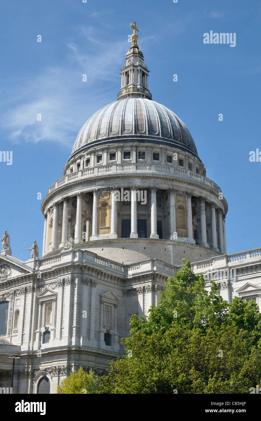 St Paul's Cathedral, Ludgate Hill, City of London, London, England Stock Photo