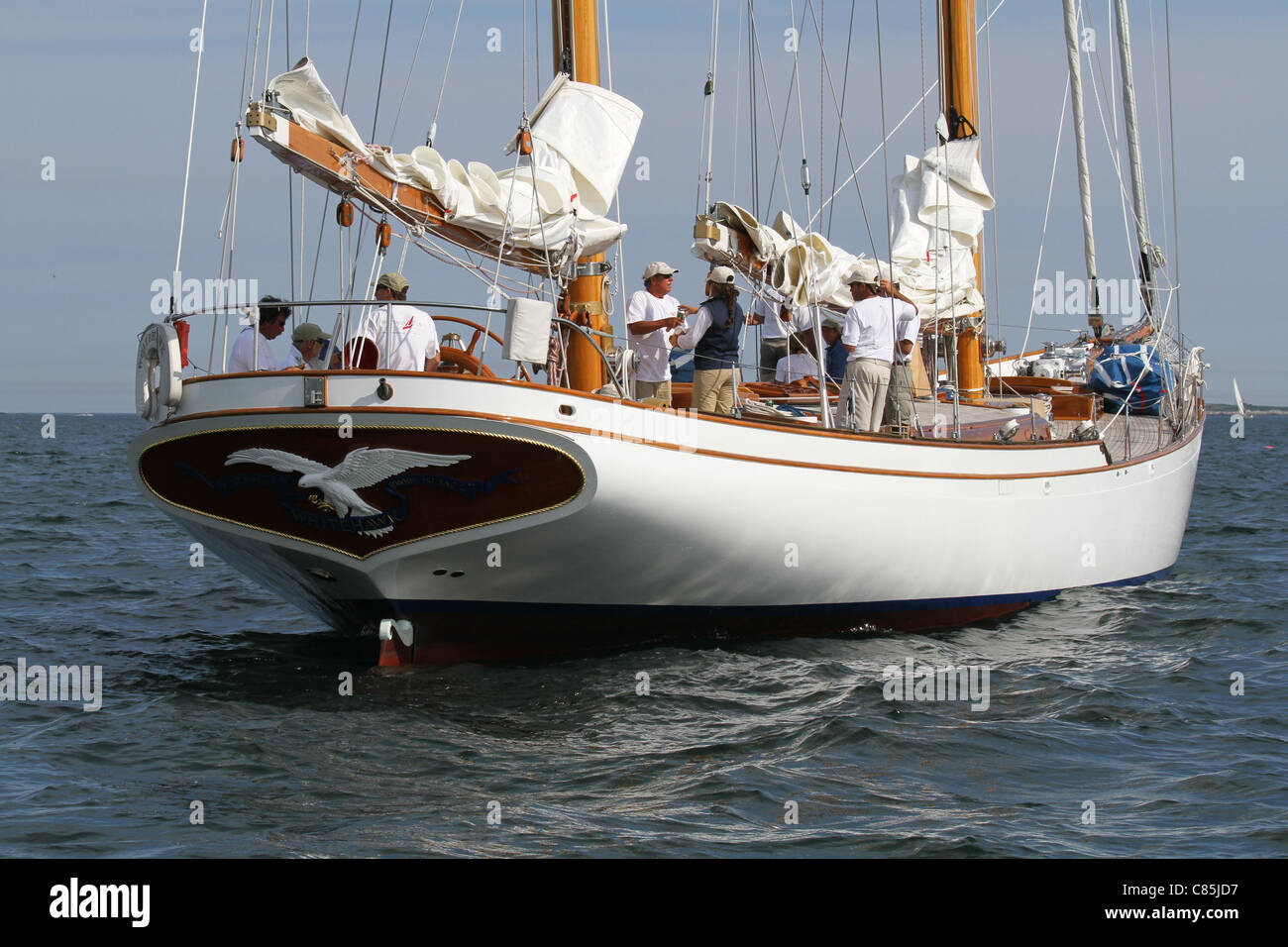 Sailing Yacht WHITEHAWK Stock Photo Alamy