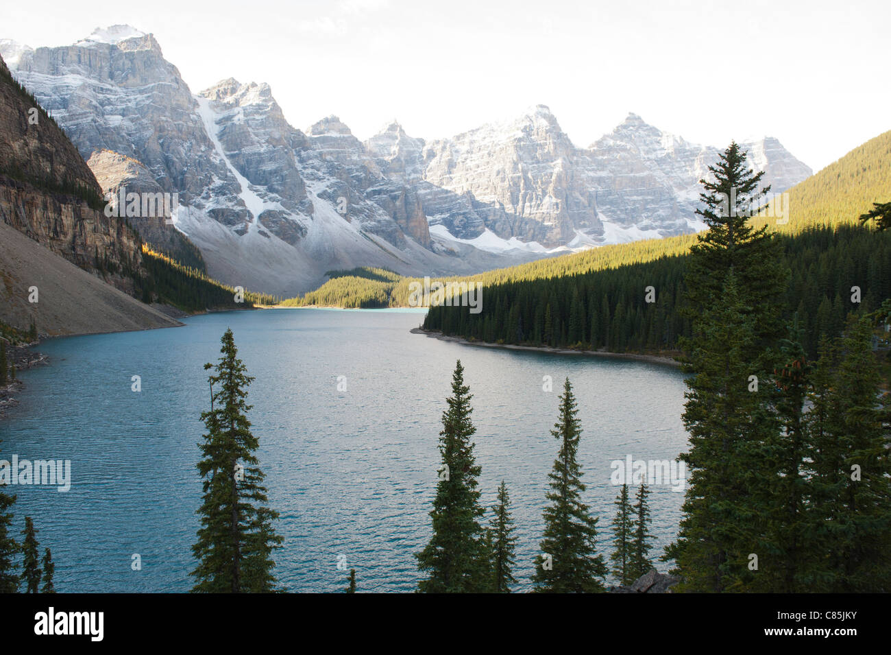 Moraine Lake, Alberta Stock Photo - Alamy