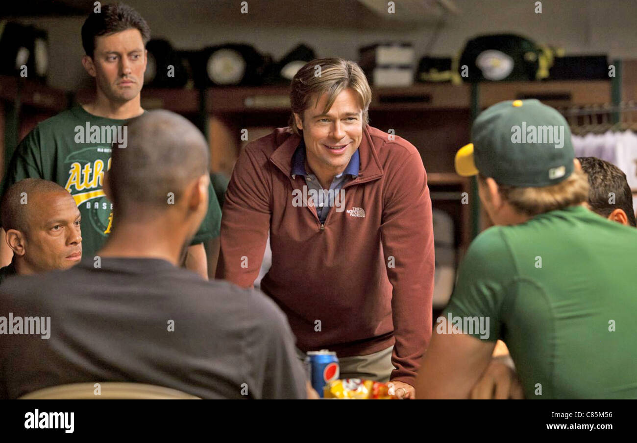 MONEYBALL  2011 Sony Pictures film with Brad Pitt as Billy Beane Stock Photo
