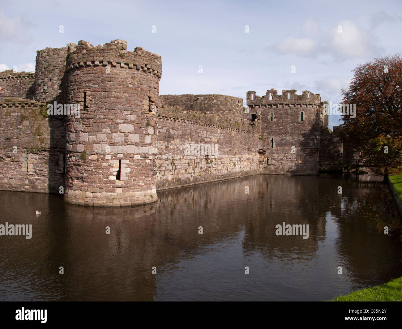 Beaumaris Castle, Wales. Stock Photo