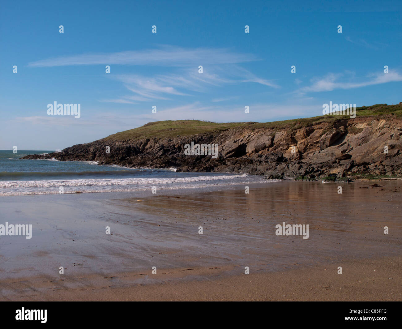 Cable Bay, Anglesey, Wales Stock Photo Alamy
