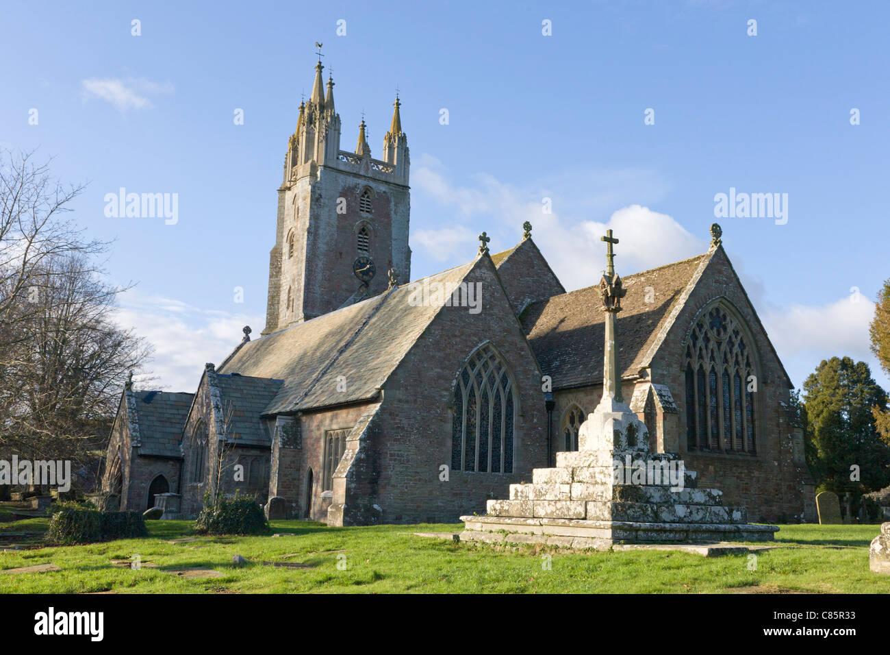 All Saints Church Newland Gloucestershire. AKA The Cathedral of the Forest of Dean.  Stock Photo