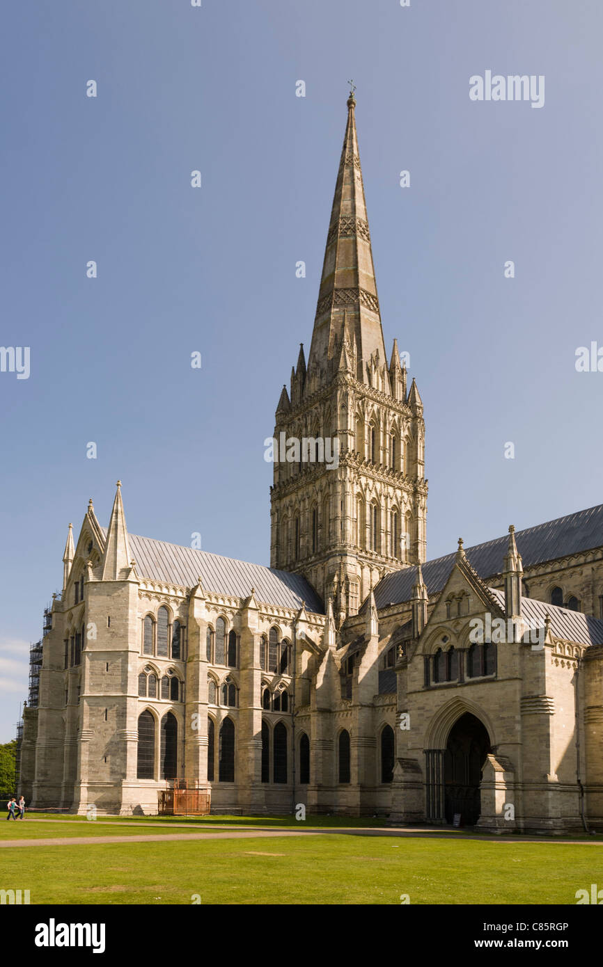 Salisbury Cathedral, Wiltshire UK  Stock Photo