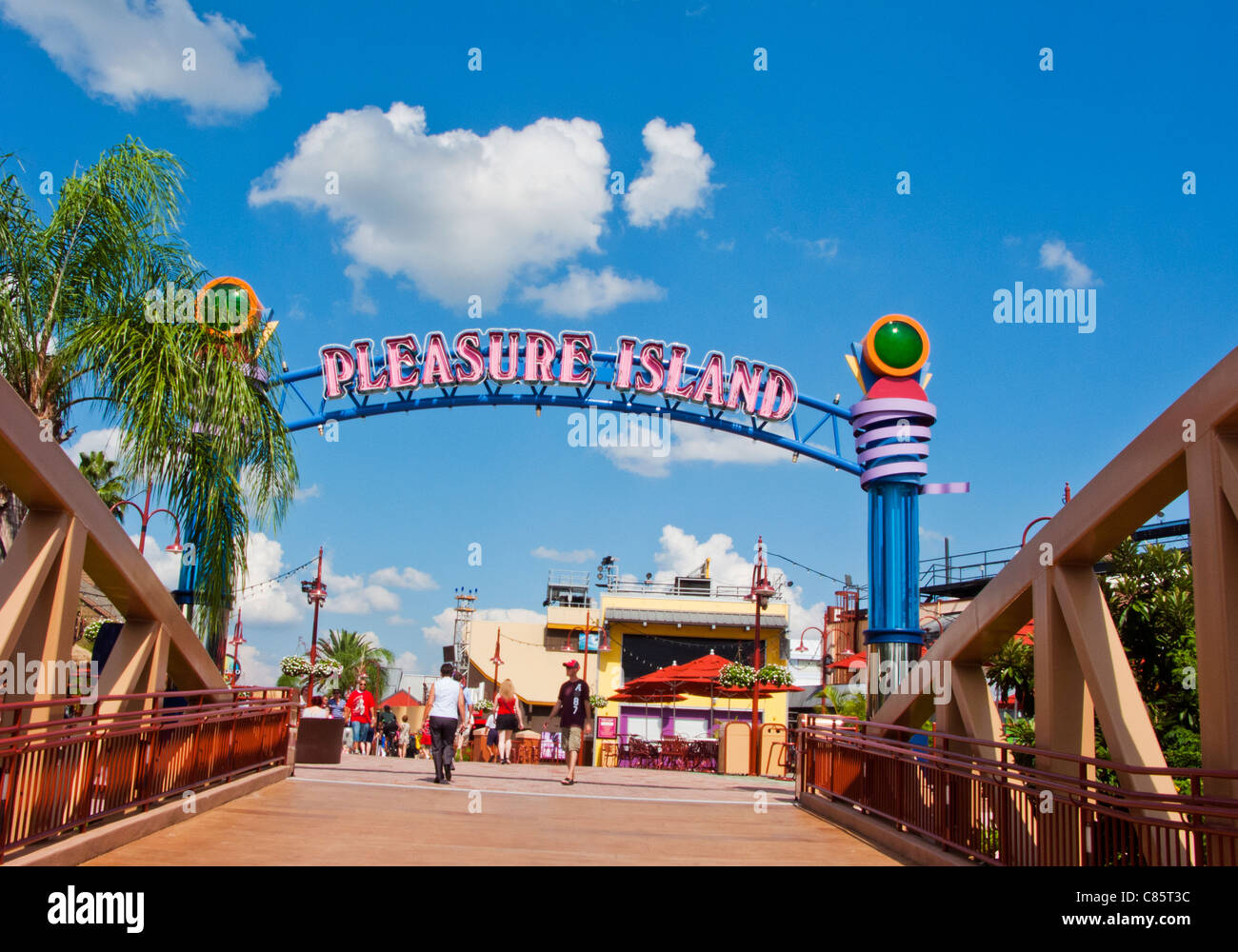 PLEASURE ISLAND IN DOWNTOWN DISNEY ORLANDO FLORIDA Stock Photo Alamy