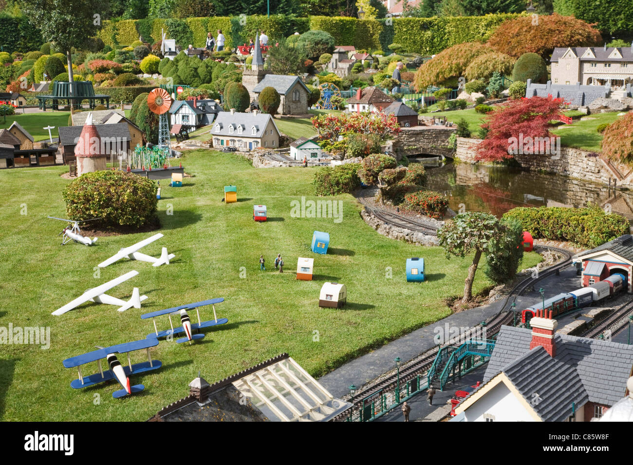Bekonscot model village and railway, Beaconsfield, Buckinghamshire, UK
