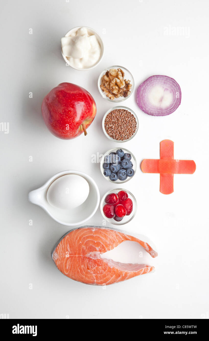foods that promote healing for athletes Stock Photo