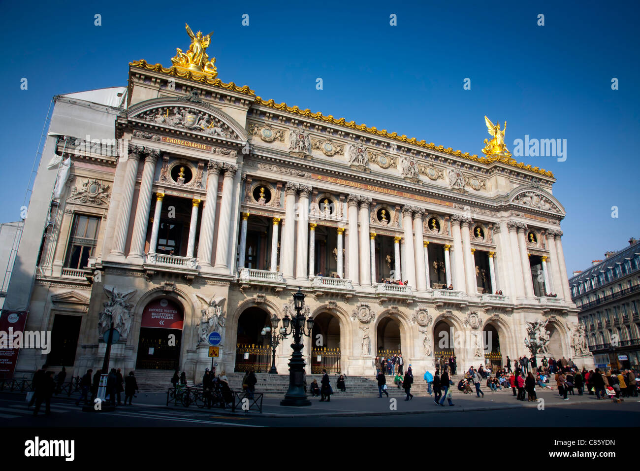 The Opera Building (Palais Garnier). Paris, France, Europe. Stock Photo