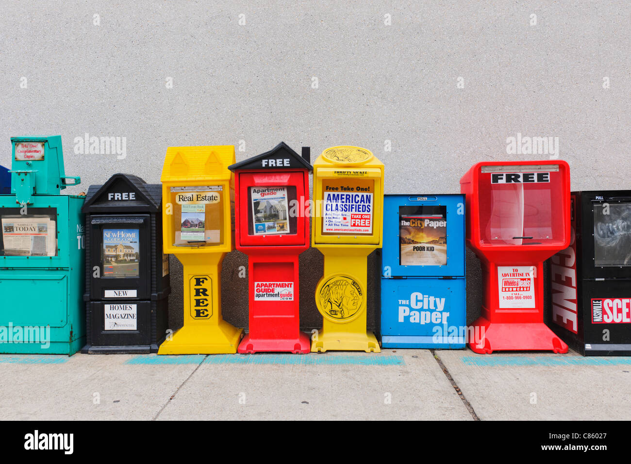 Newspaper vending boxes hires stock photography and images Alamy