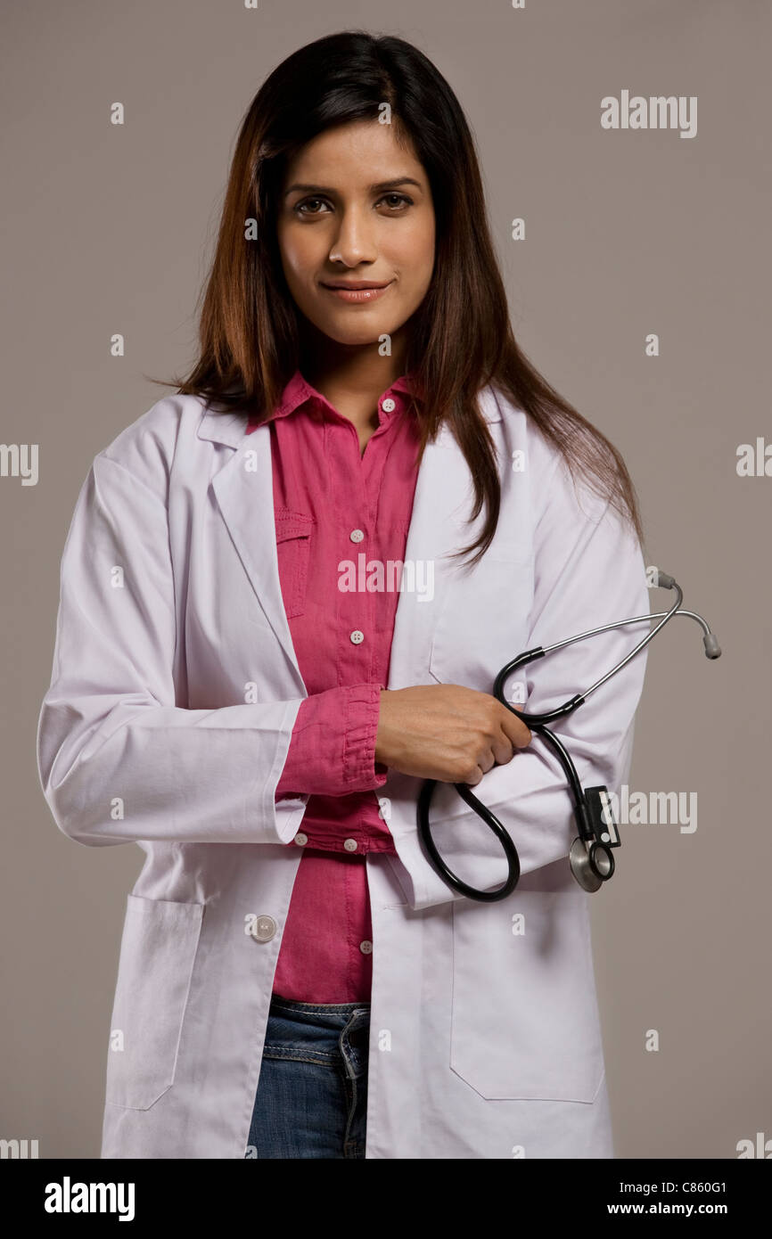 Portrait of a female doctor Stock Photo