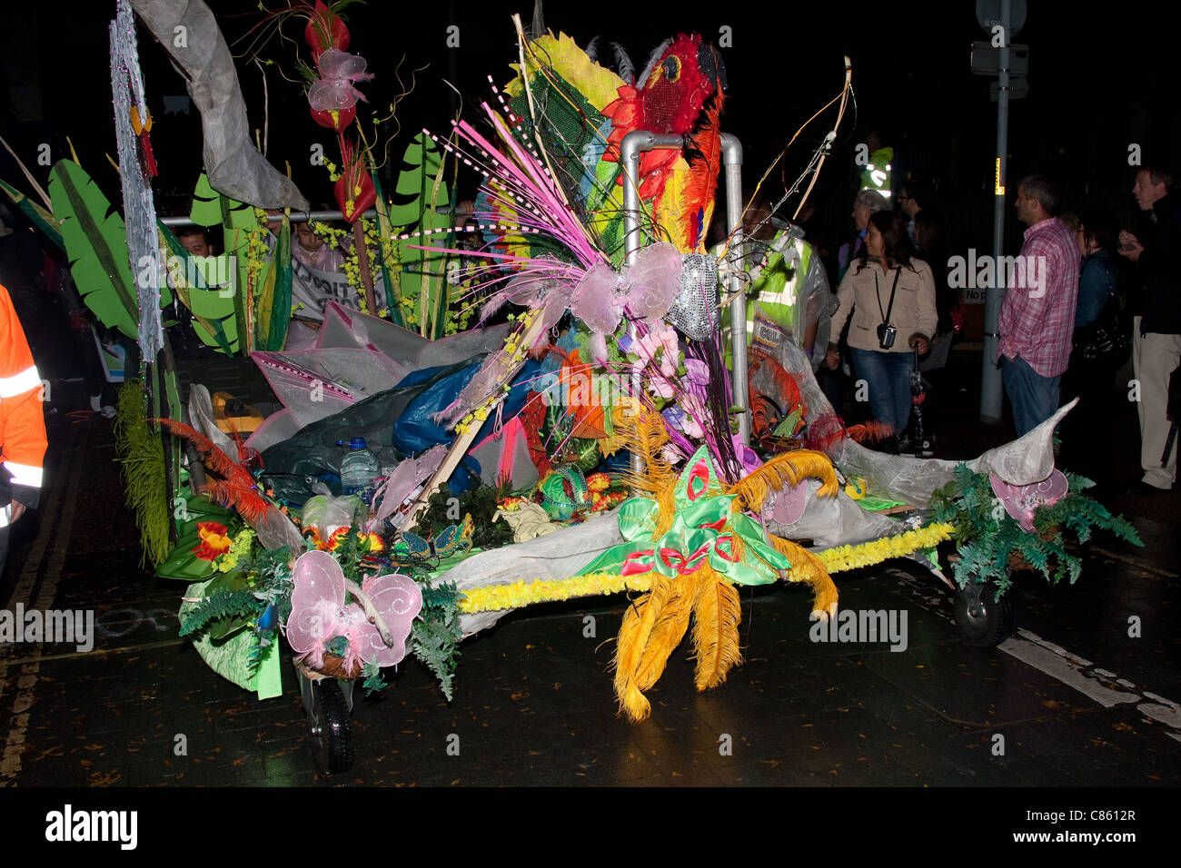 float carnival costume dress performer Stock Photo Alamy