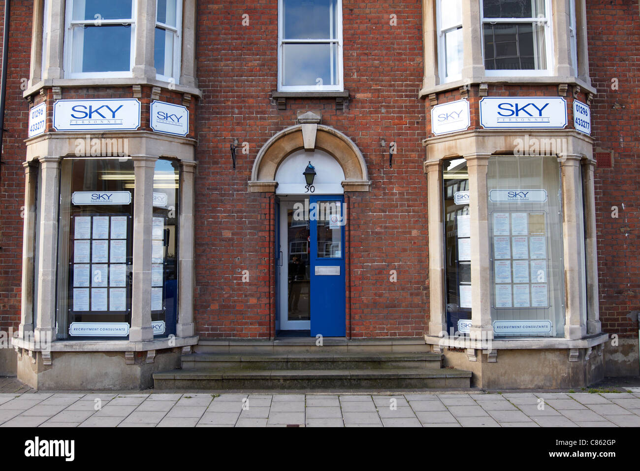 A general view of a branch of the Sky Personnel recruitment agency 