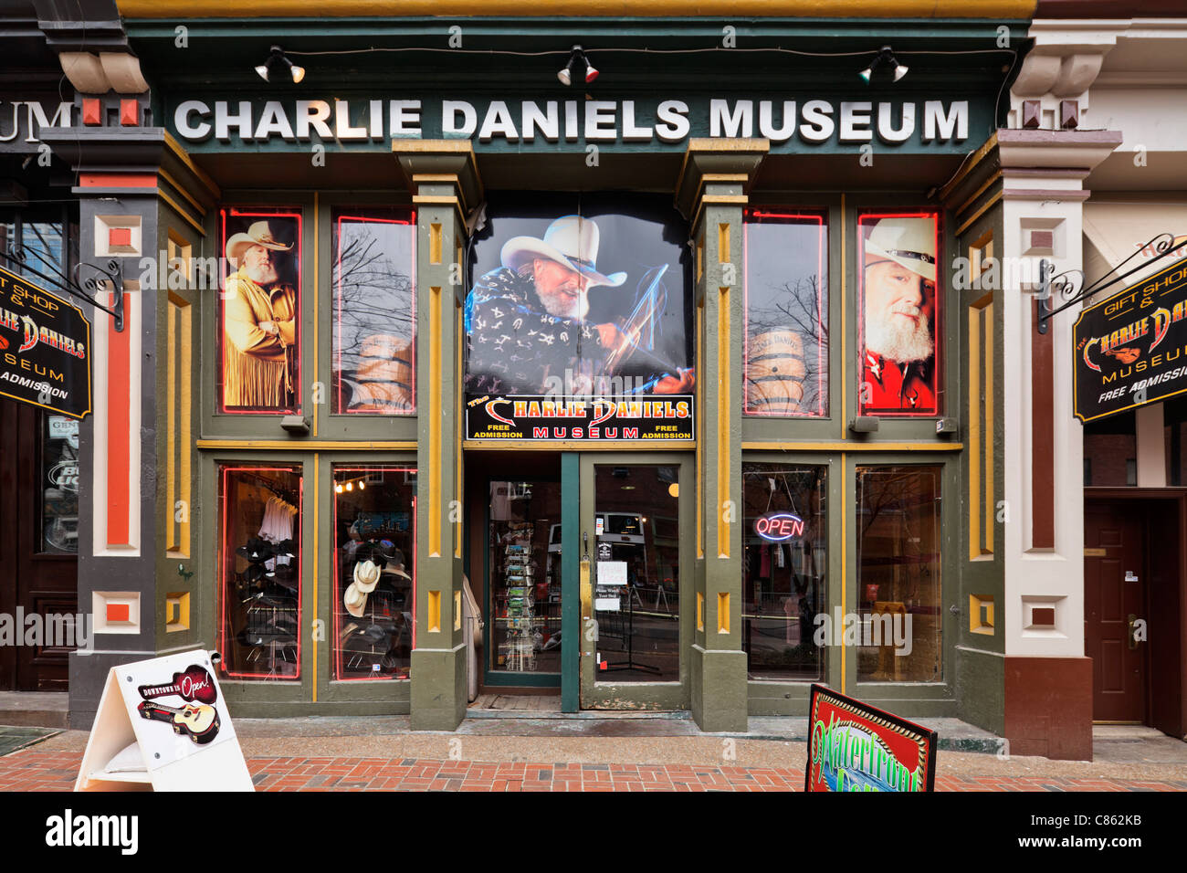 Charlie Daniels Museum Nashville Stock Photo