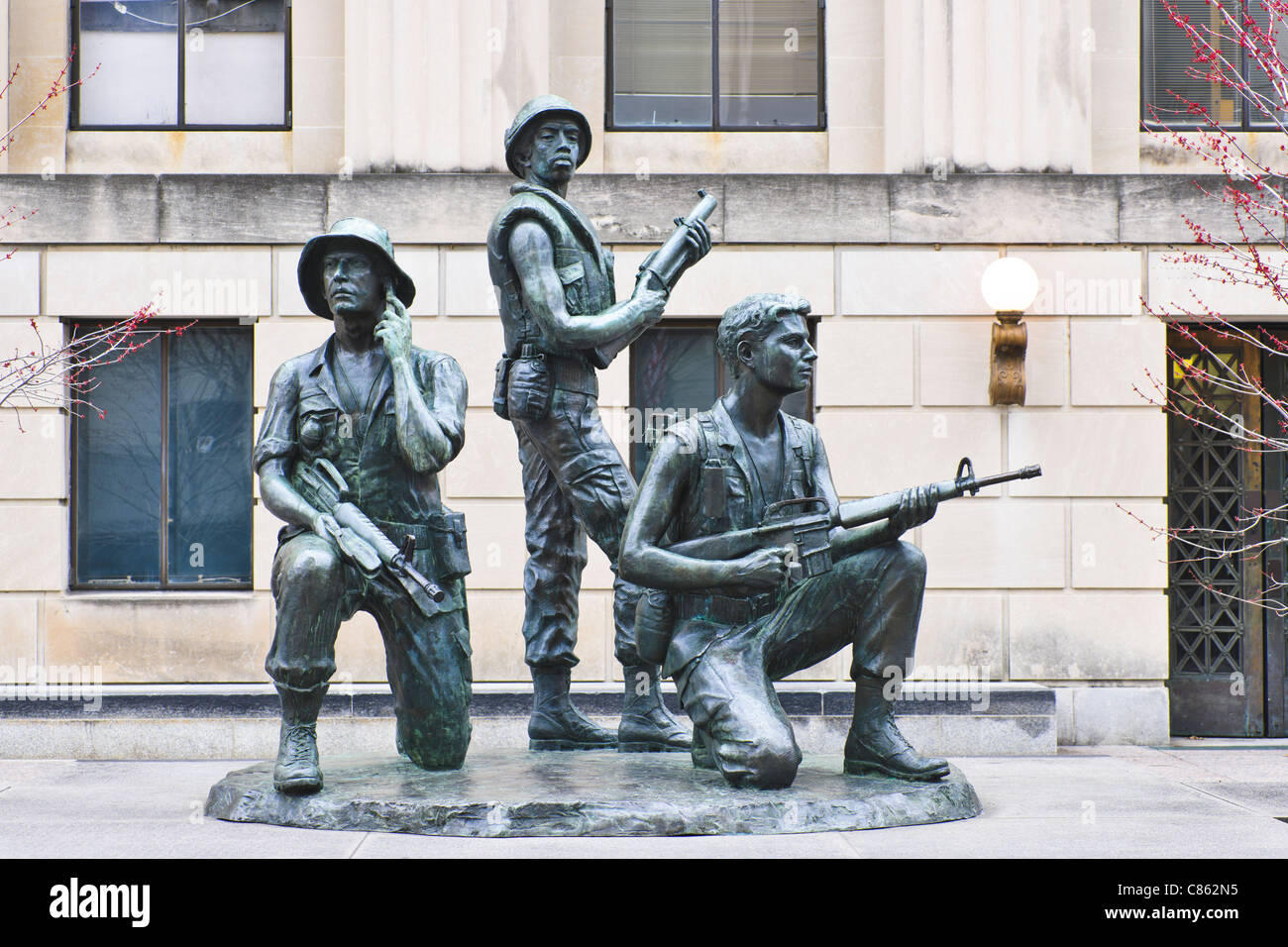 Vietnam War Memorial Nashville Stock Photo