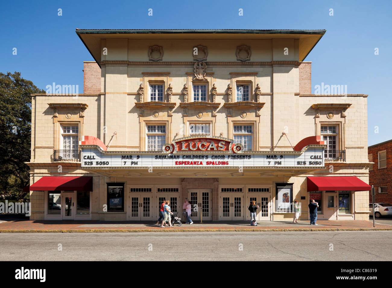 Lucas Theatre, Savannah Stock Photo Alamy