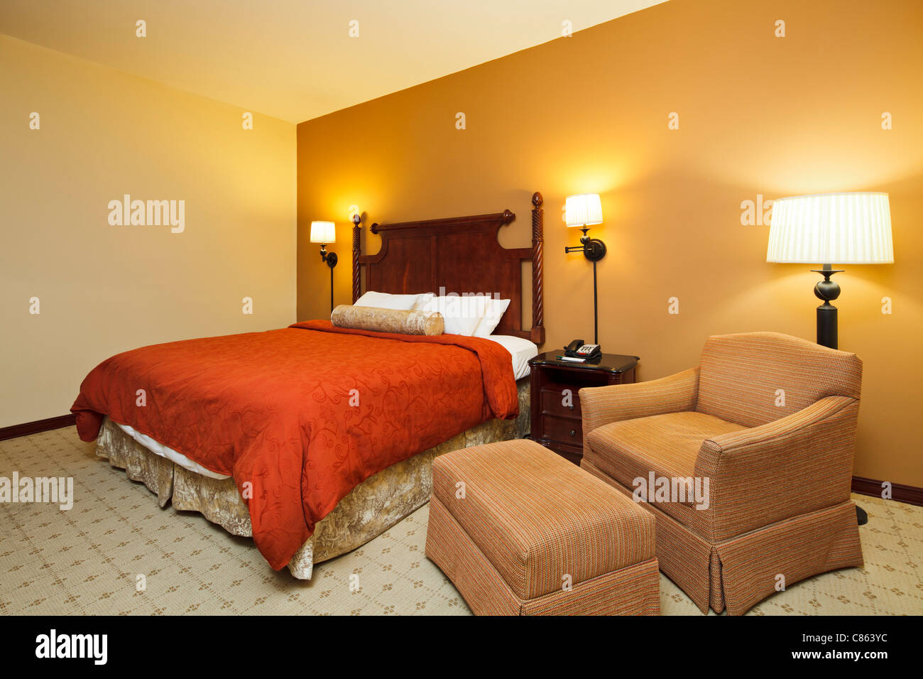 Bedroom interior Stock Photo