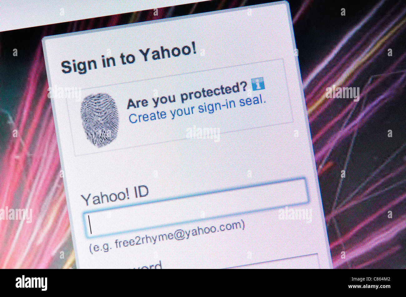Yahoo sign hi-res stock photography and images - Alamy