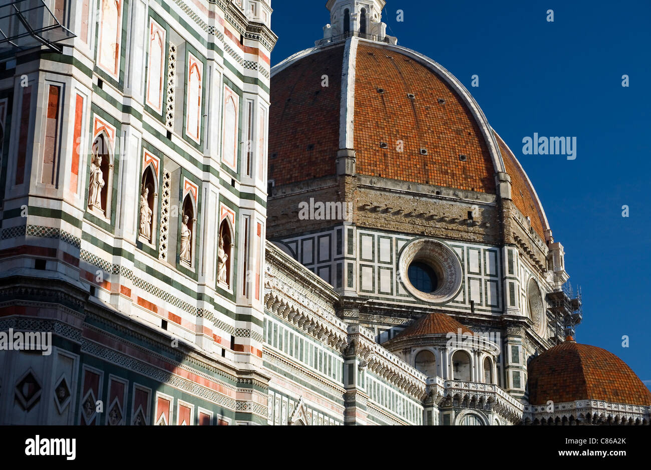 Dome of the Santa Maria del Fiore cathedral church (Duomo) Florence ...