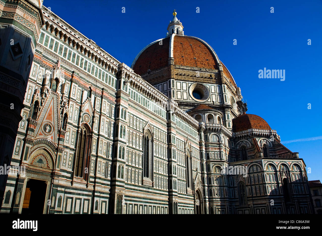 Dome of the Santa Maria del Fiore cathedral church (Duomo) Florence ...