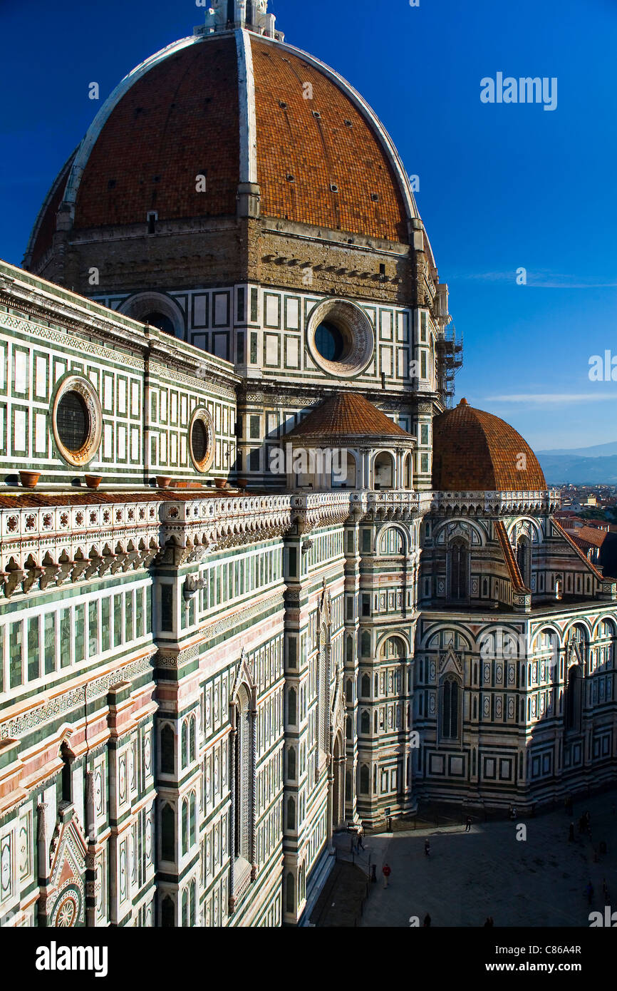 Dome of the Santa Maria del Fiore cathedral church (Duomo) Florence ...
