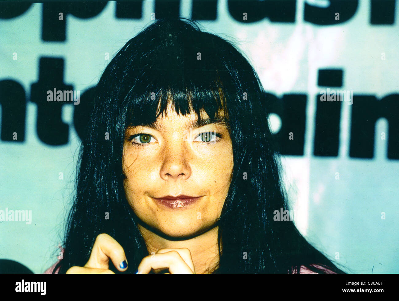 BJORK Icelandic singer-songwriter about 1995 Stock Photo