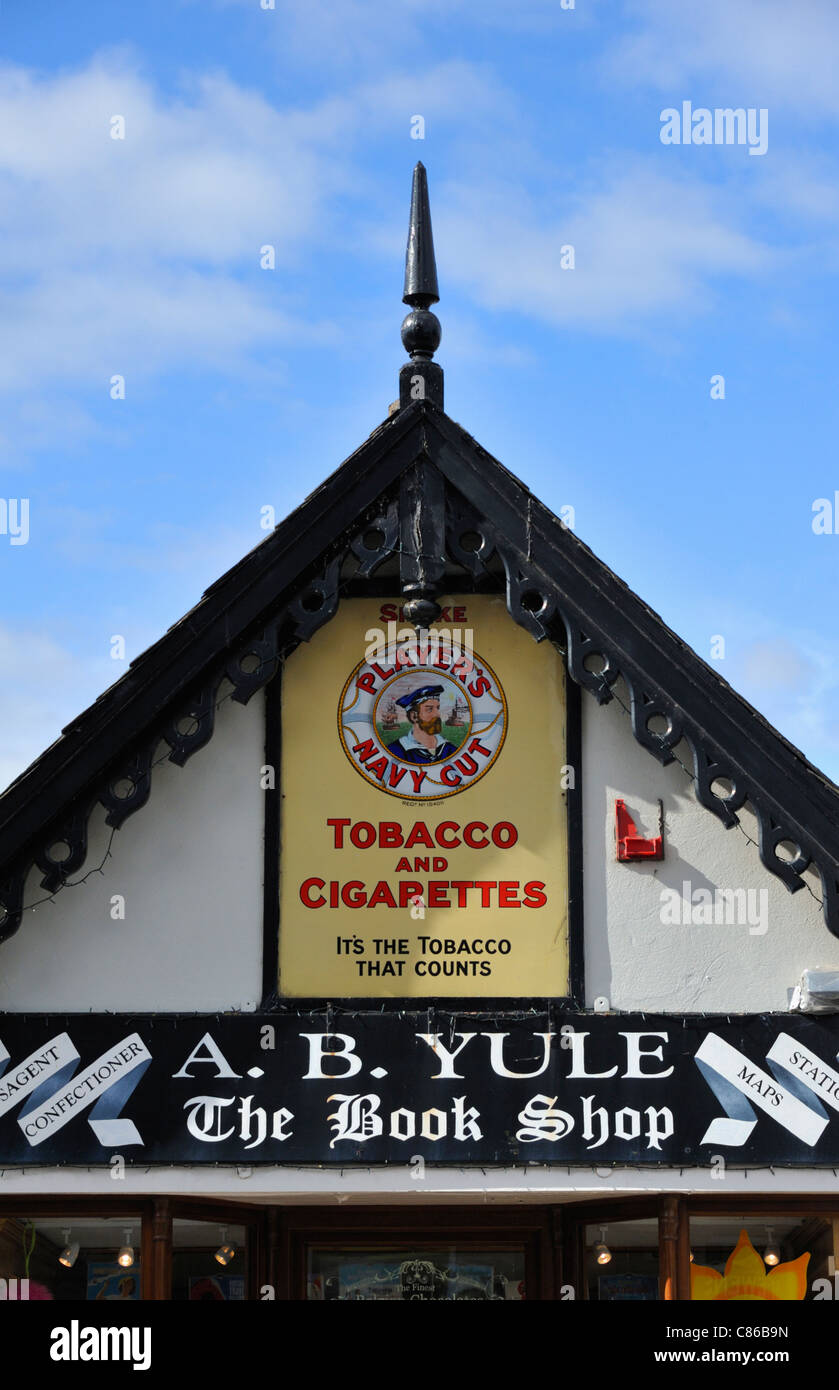 A.B.Yule, The Book Shop. Bridge Street, Ballater, Royal Deeside, Aberdeenshire, Scotland, United Kingdom, Europe. Stock Photo