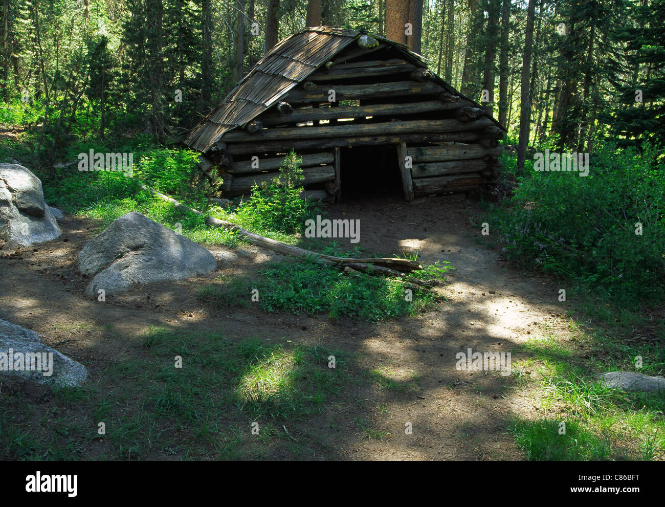 John McGurk's Cabin, Yosemite National Park Stock Photo Alamy