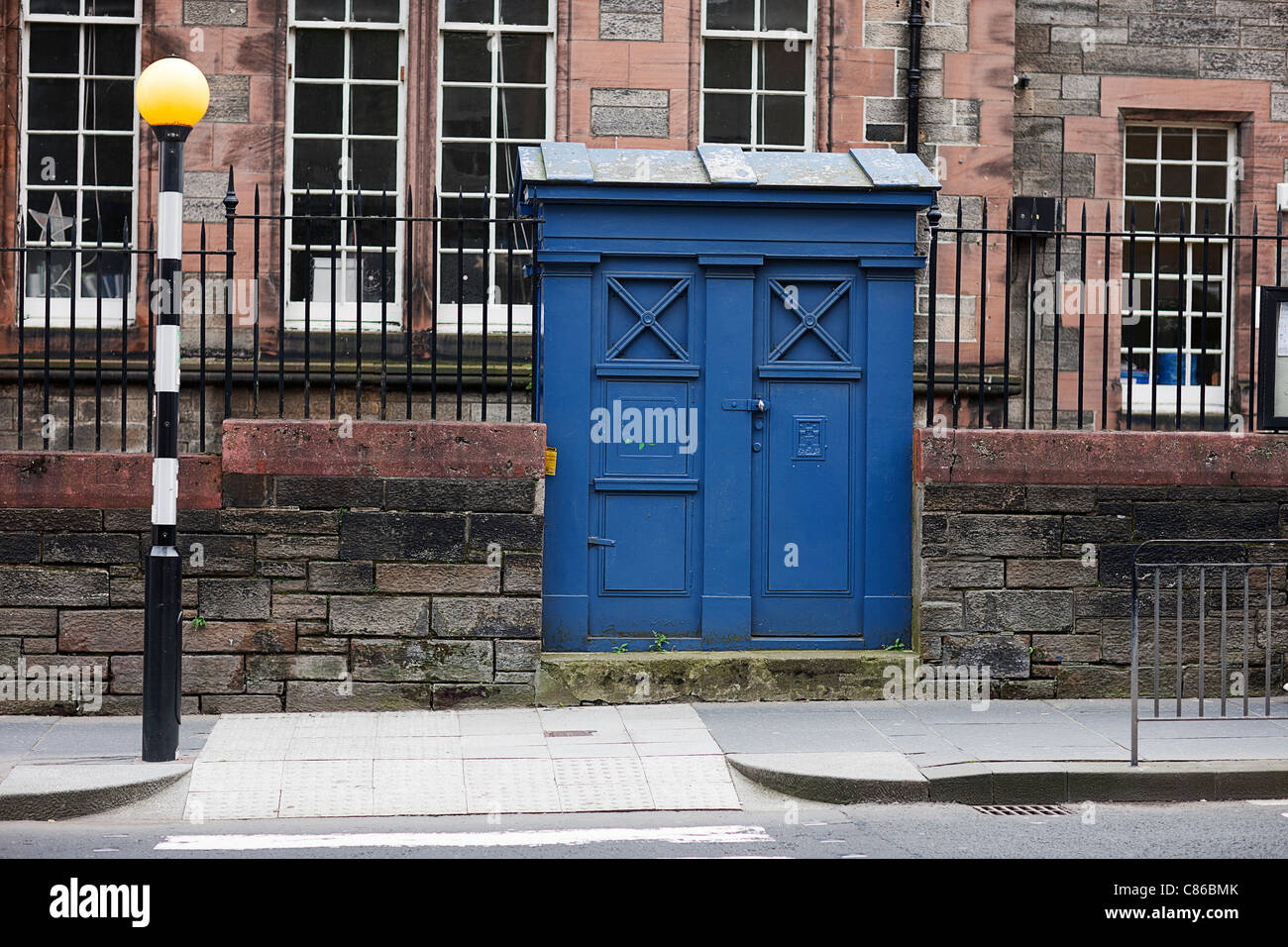 Police box.Edinburgh. Scotland.UK Stock Photo