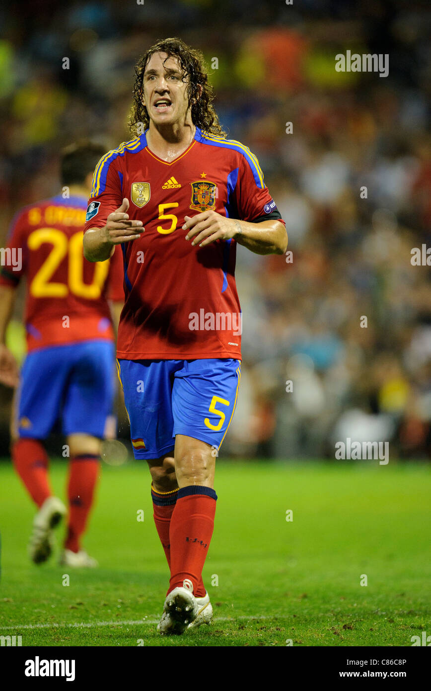 Carles Puyol of Spain Stock Photo