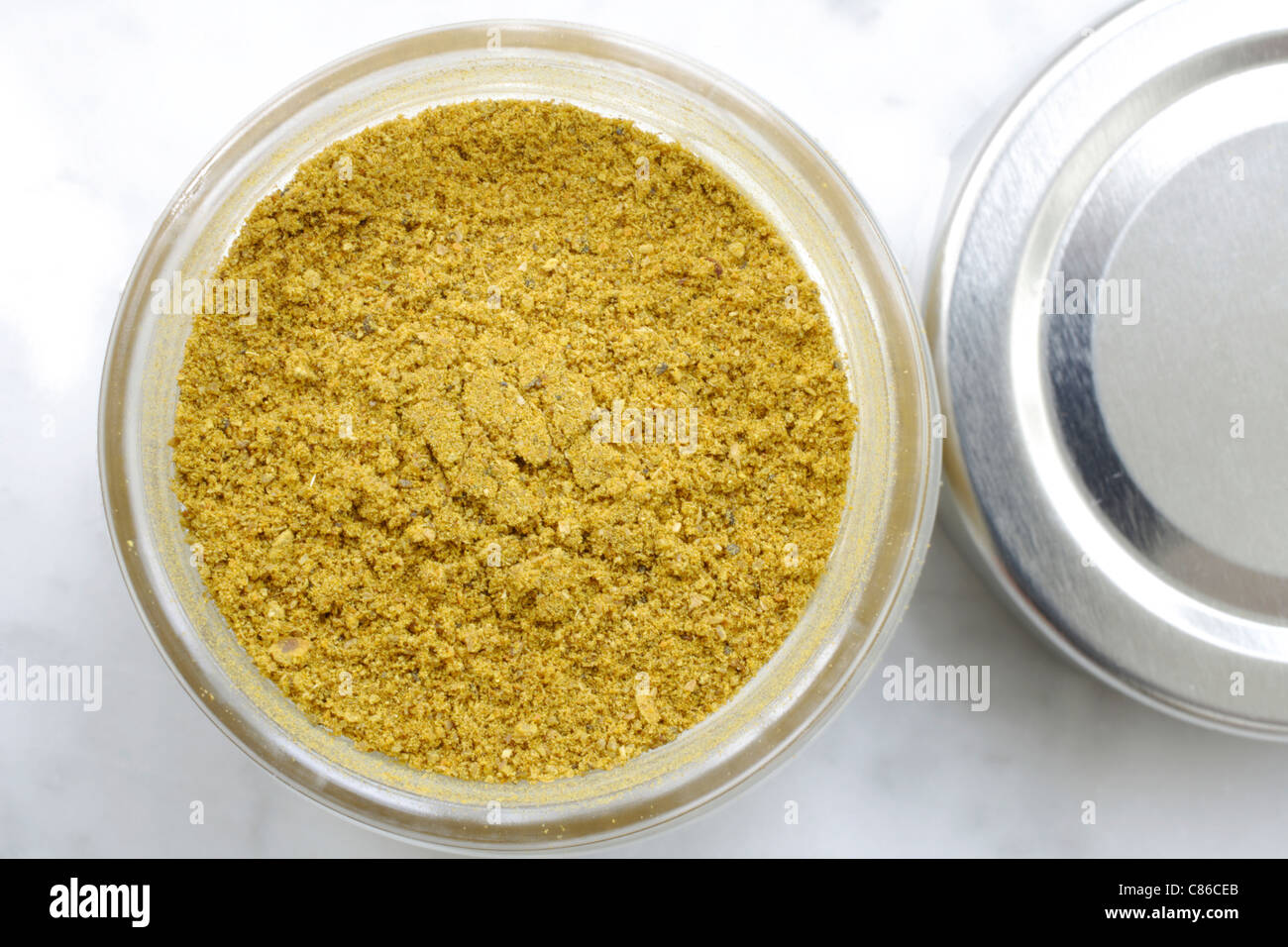 Madras curry spice blend Stock Photo